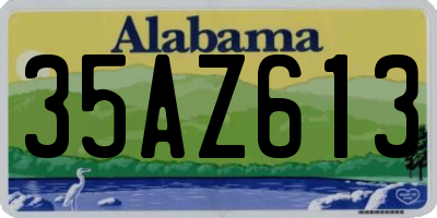 AL license plate 35AZ613