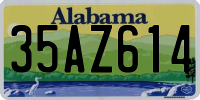 AL license plate 35AZ614
