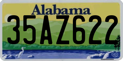 AL license plate 35AZ622
