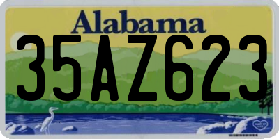 AL license plate 35AZ623
