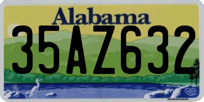 AL license plate 35AZ632