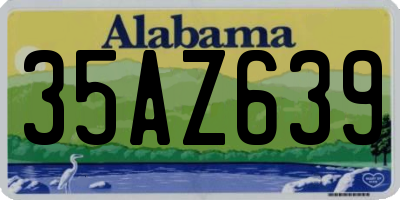 AL license plate 35AZ639