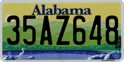 AL license plate 35AZ648