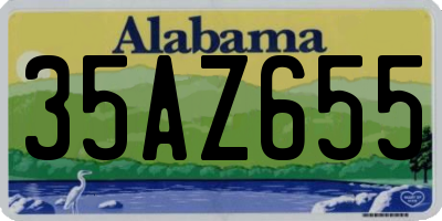 AL license plate 35AZ655
