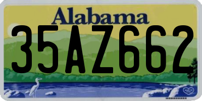 AL license plate 35AZ662