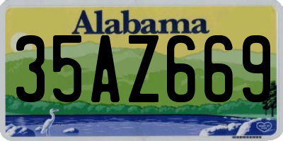 AL license plate 35AZ669