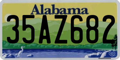 AL license plate 35AZ682