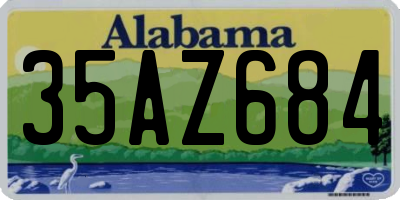 AL license plate 35AZ684