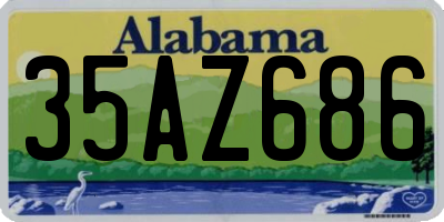 AL license plate 35AZ686