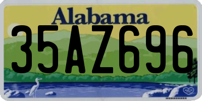 AL license plate 35AZ696