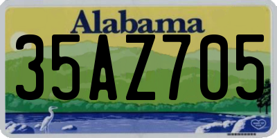 AL license plate 35AZ705