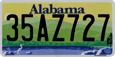 AL license plate 35AZ727