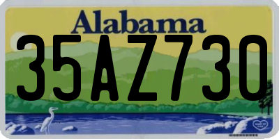 AL license plate 35AZ730