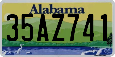 AL license plate 35AZ741
