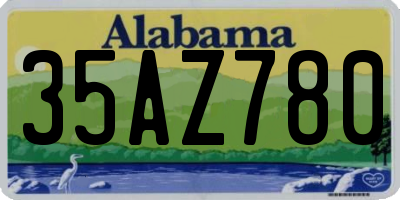 AL license plate 35AZ780