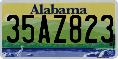 AL license plate 35AZ823