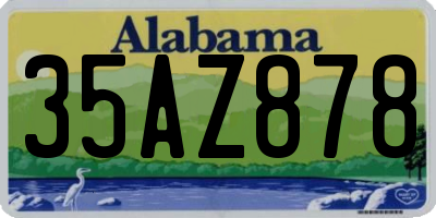 AL license plate 35AZ878