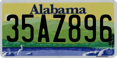 AL license plate 35AZ896