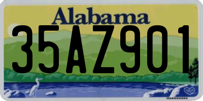 AL license plate 35AZ901