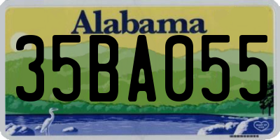 AL license plate 35BA055