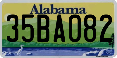 AL license plate 35BA082