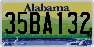 AL license plate 35BA132