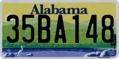 AL license plate 35BA148