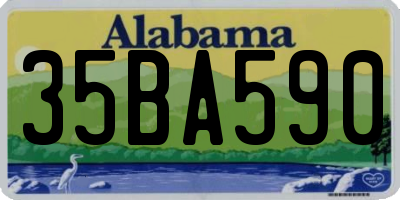 AL license plate 35BA590