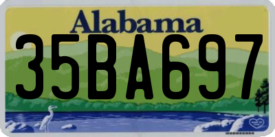 AL license plate 35BA697
