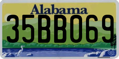 AL license plate 35BB069