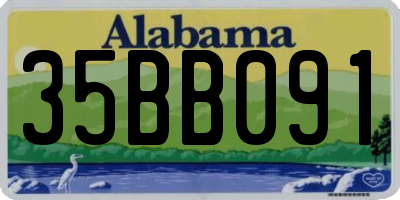 AL license plate 35BB091