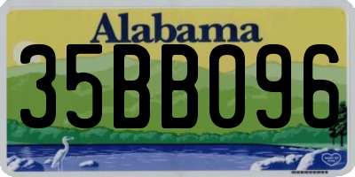 AL license plate 35BB096