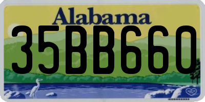 AL license plate 35BB660