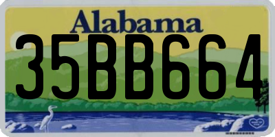 AL license plate 35BB664