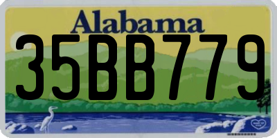 AL license plate 35BB779