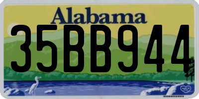 AL license plate 35BB944