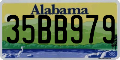AL license plate 35BB979