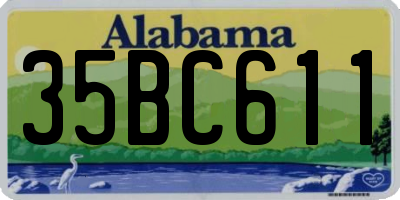 AL license plate 35BC611