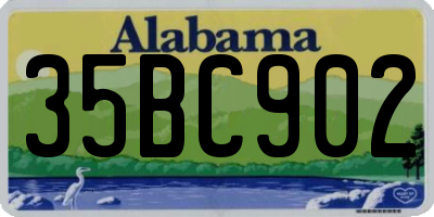 AL license plate 35BC902