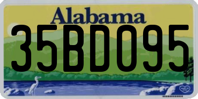 AL license plate 35BD095