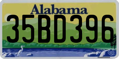 AL license plate 35BD396
