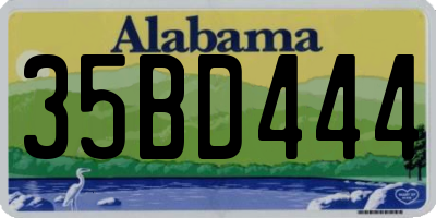 AL license plate 35BD444