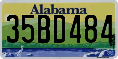 AL license plate 35BD484