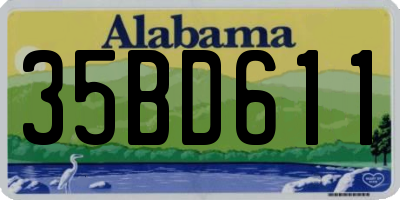 AL license plate 35BD611