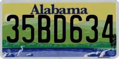 AL license plate 35BD634
