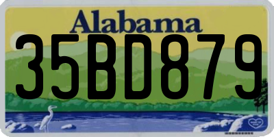 AL license plate 35BD879