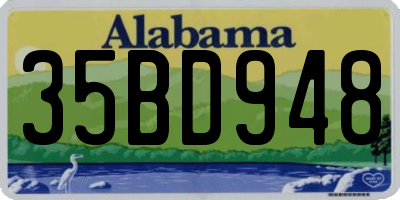 AL license plate 35BD948