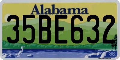 AL license plate 35BE632