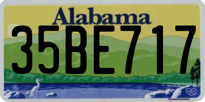 AL license plate 35BE717