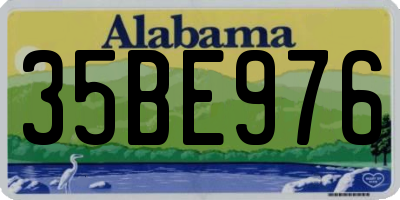 AL license plate 35BE976